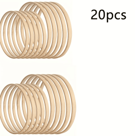 20 Bamboo Wreaths (Round: 20pcs)