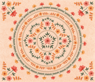 TAP -- Wall Covering Fabric (Round: TAP049-150x170cm)