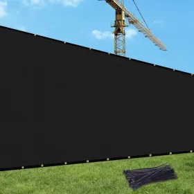 5'X50' Black HDPE Fence (Option: defaulttitle)