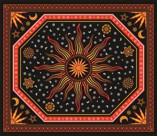 TAP -- Wall Covering Fabric (Round: TAP022-150x170cm)